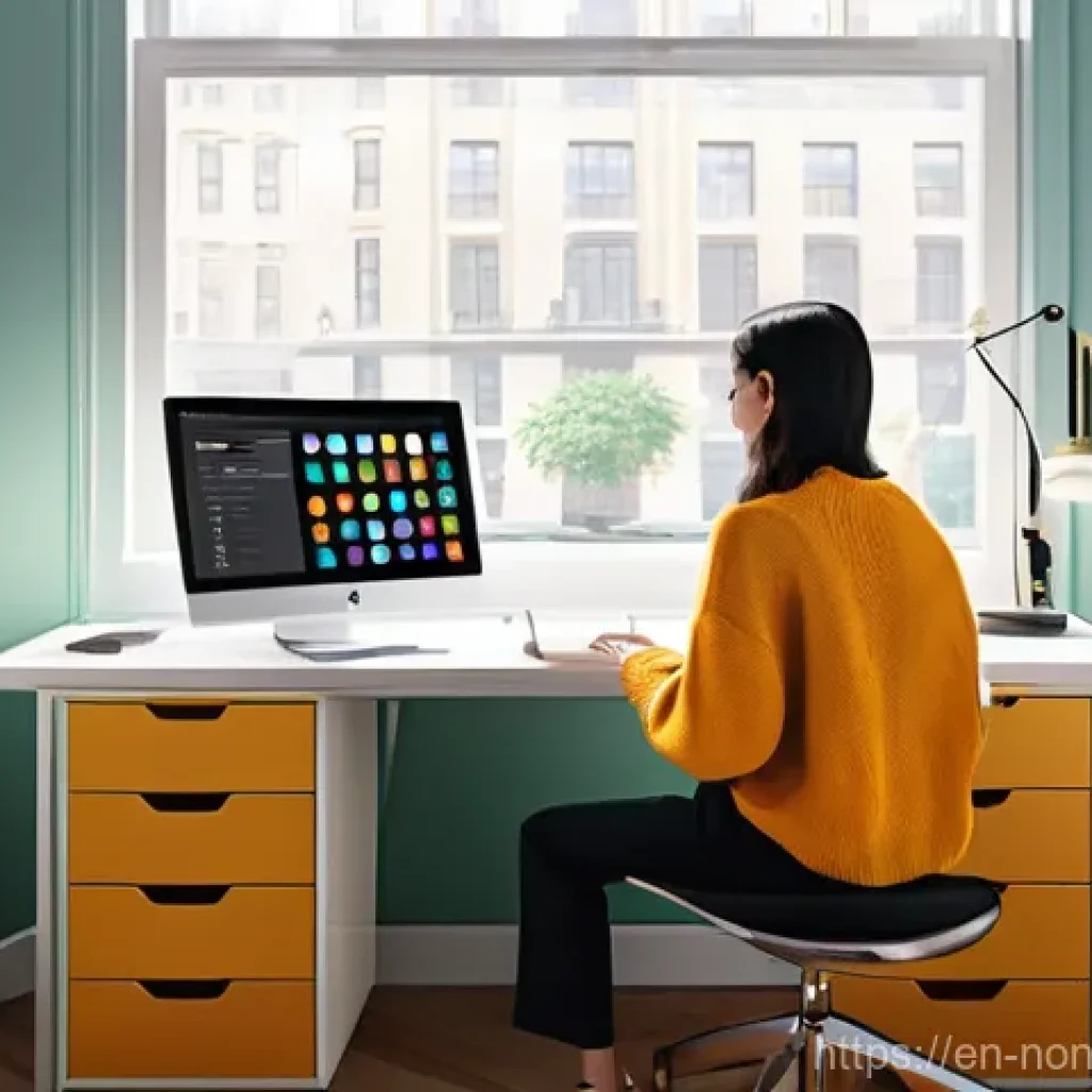 NFT 발행 플랫폼의 사용자 요구 조사 - **Prompt: The Seamless Creator's Workspace**
A highly detailed, wide-angle shot of a bright, mod...