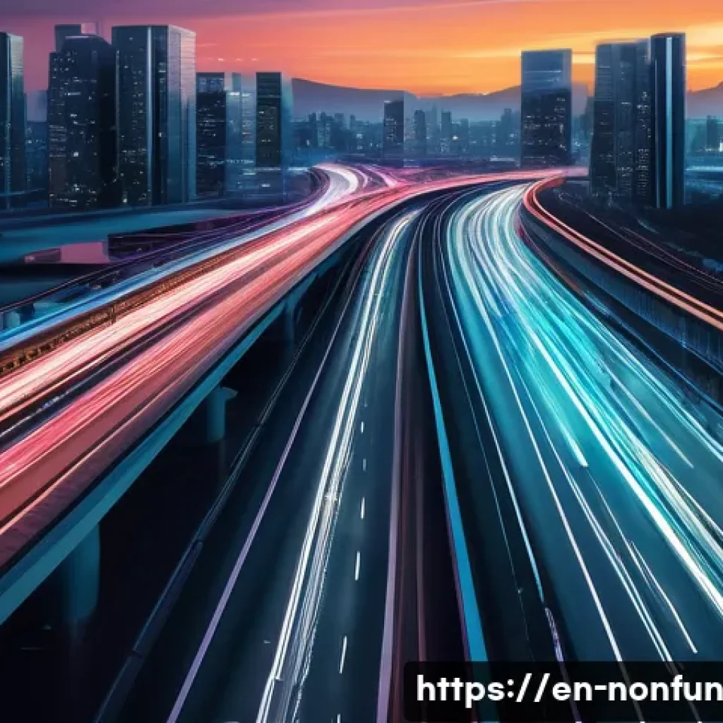 비용 효율적인 NFT 발행 방법 - **Prompt for Layer 2 Solutions: "Digital Art Highway"**
"A vibrant, high-tech cityscape at dusk,...