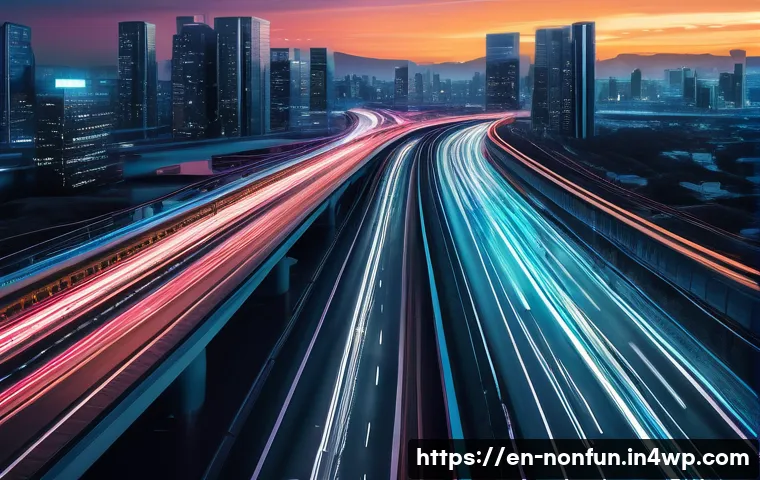 비용 효율적인 NFT 발행 방법 - **Prompt for Layer 2 Solutions: "Digital Art Highway"**
"A vibrant, high-tech cityscape at dusk,...