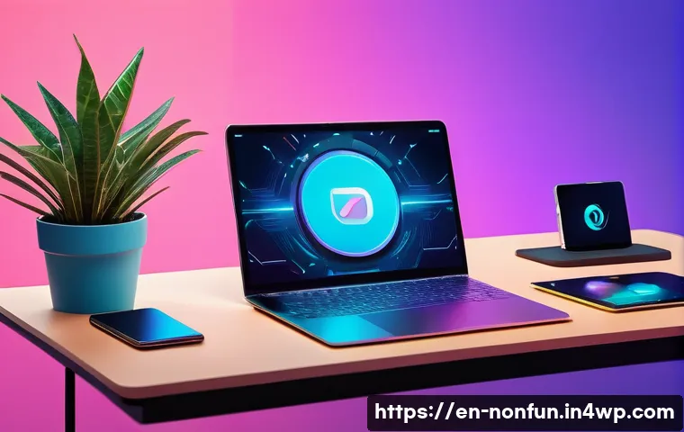가장 추천하는 NFT 발행 플랫폼 비교 - A futuristic digital art studio environment showcasing an intuitive NFT minting interface on multipl...